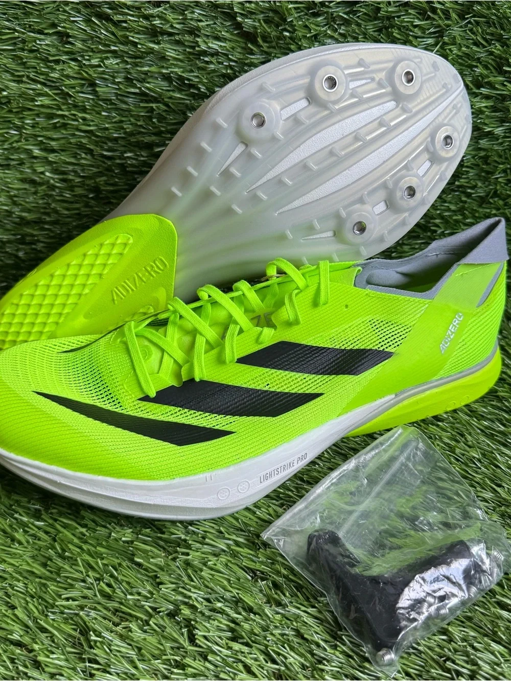 Adidas Adizero Avanti Track Field Shoes Men’s 12.5 Lucid Lemon IG1989 Spikes